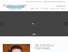 Tablet Screenshot of fischmanorthodontics.com